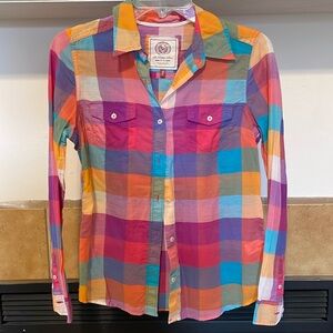 💙 SO Junior’s Collared Button Down Shirt (size M)